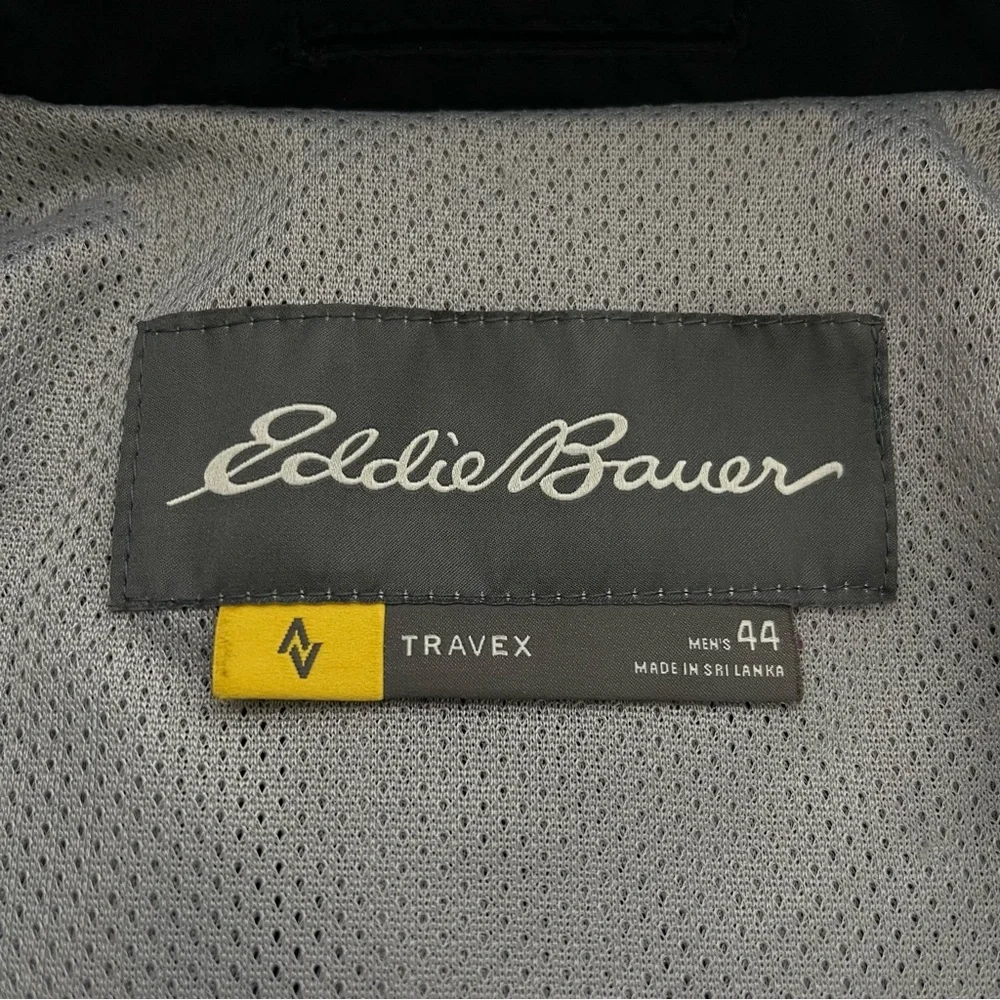 Eddie Bauer Travex Voyager Performance Nylon Lycra Travel Blazer Size 44